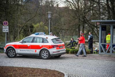 Waiblingen: Rollstuhlfahrer faellt in die Rems - Einsatzkraefte koennen ihn retten